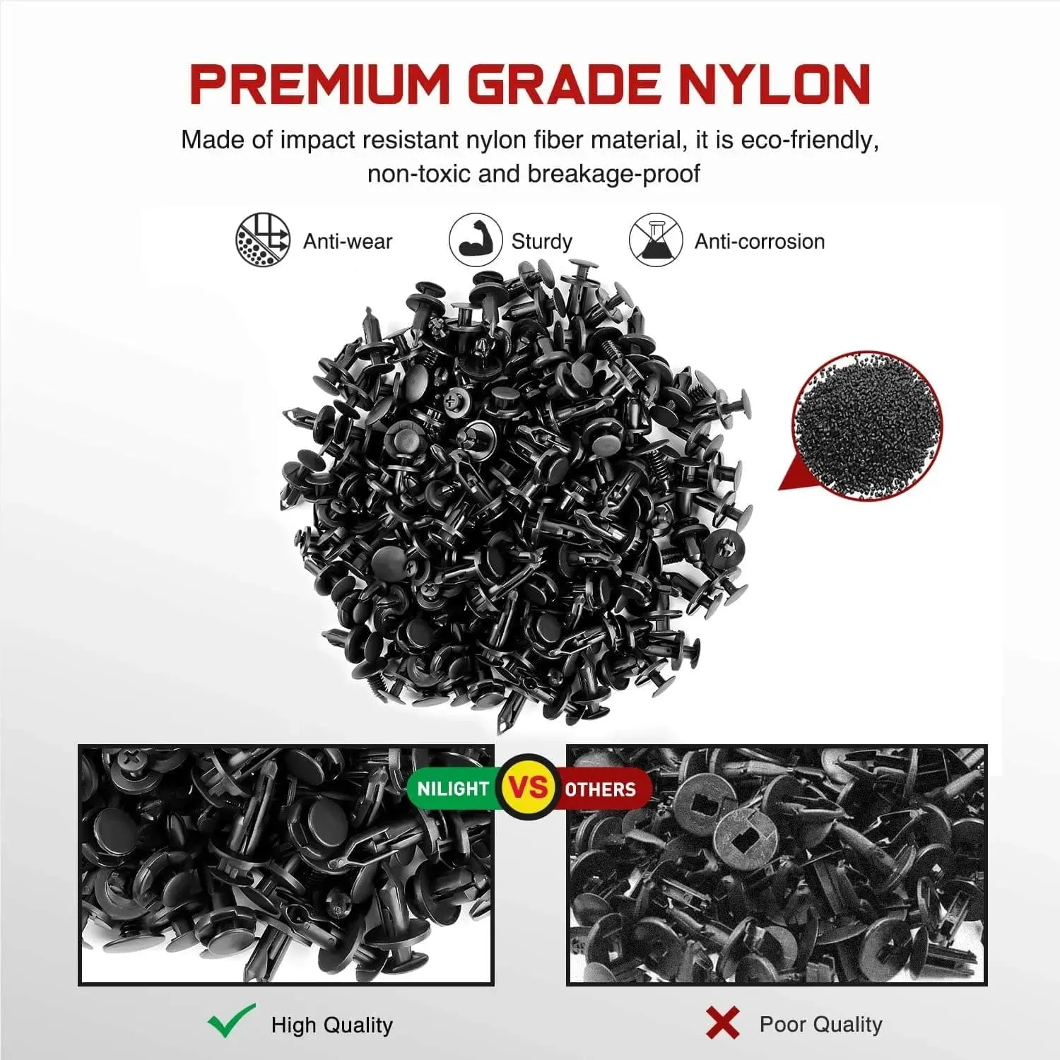 400 Pcs Hole 6mm 7mm 8mm 9mm 10mm Car Retainer Clips For GM Ford Toyota Honda Chrysler Nissan