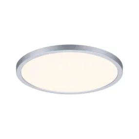 Areo VariFit Round LED Recessed Panel 230mm Warm White - Chrome