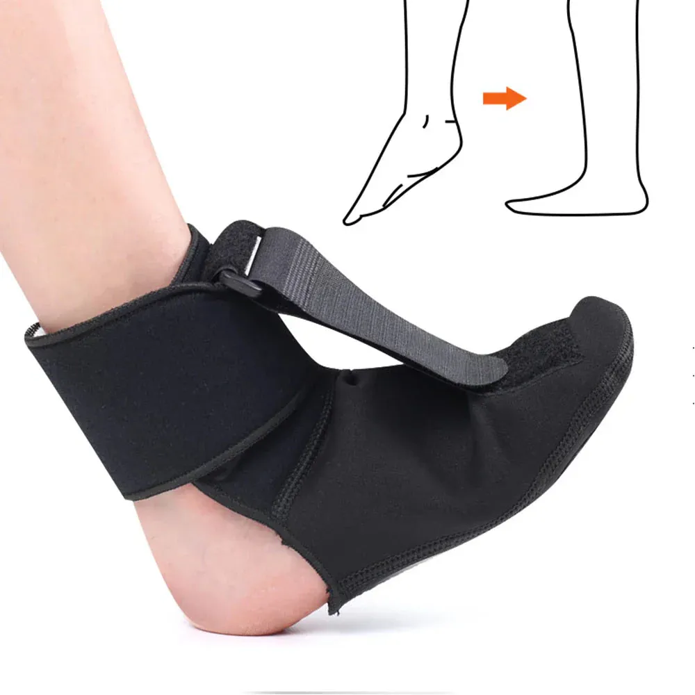 Cuzcare Plantar Fasciitis Night Splint Soft Stretching Brace Compression Sleeve For Pain Support