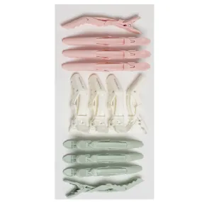 Glide Pastel Gorilla Clips 12Pkt