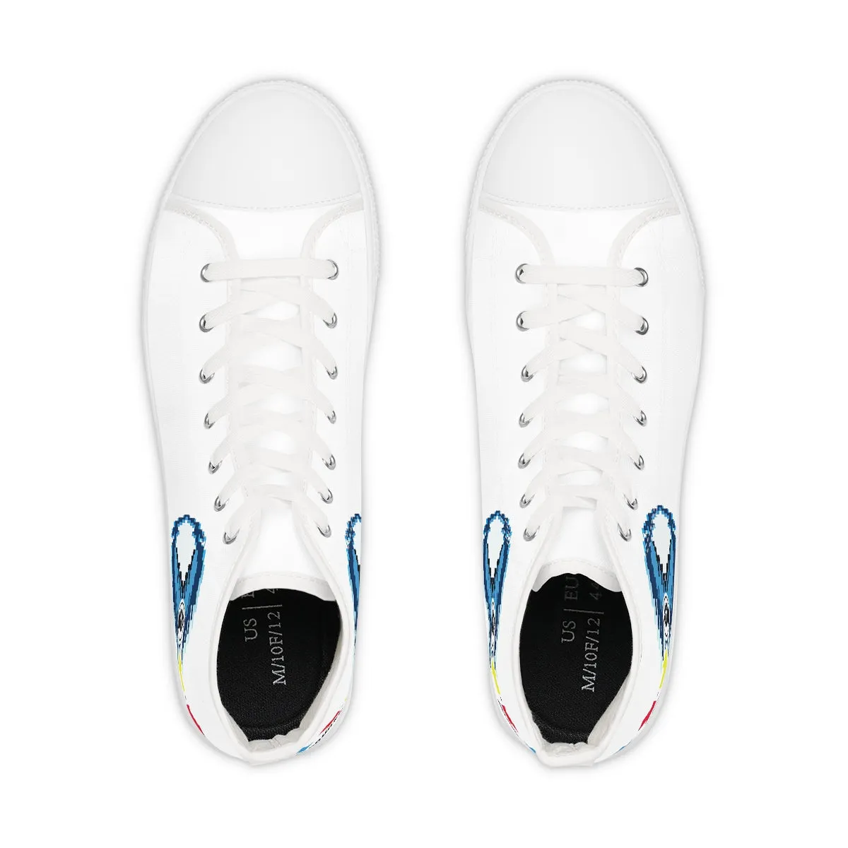 Hadouken - Street Fighter Arcade | Retro Gamer High top Canvas Sneakers