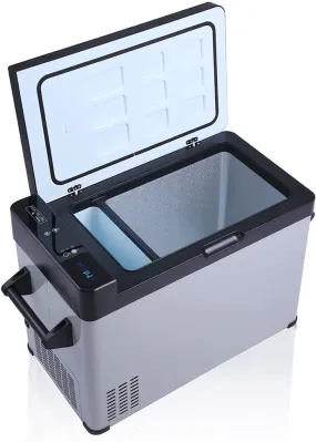 Mini Refriger for Car, DC12/24V, -7.6F to 68F, Car Refrigerator,