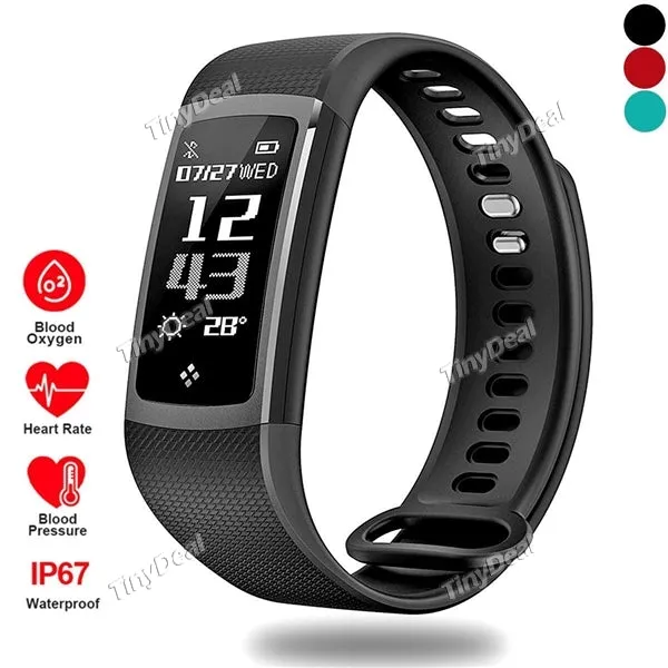 S8 IP67 Waterproof Heart Rate Smart Band Blood Pressure Oxygen Monitoring Smart Bracelet Fitness Tracker