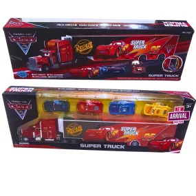 Super Truck & Racing Cars Playset – Ultimate Speed Adventure! 🚛🏎️