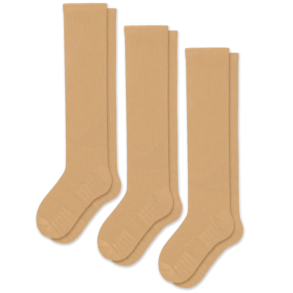 Tan Compression Socks