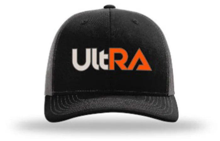 Ultra Snap Back Trucker Hat - Black/Black