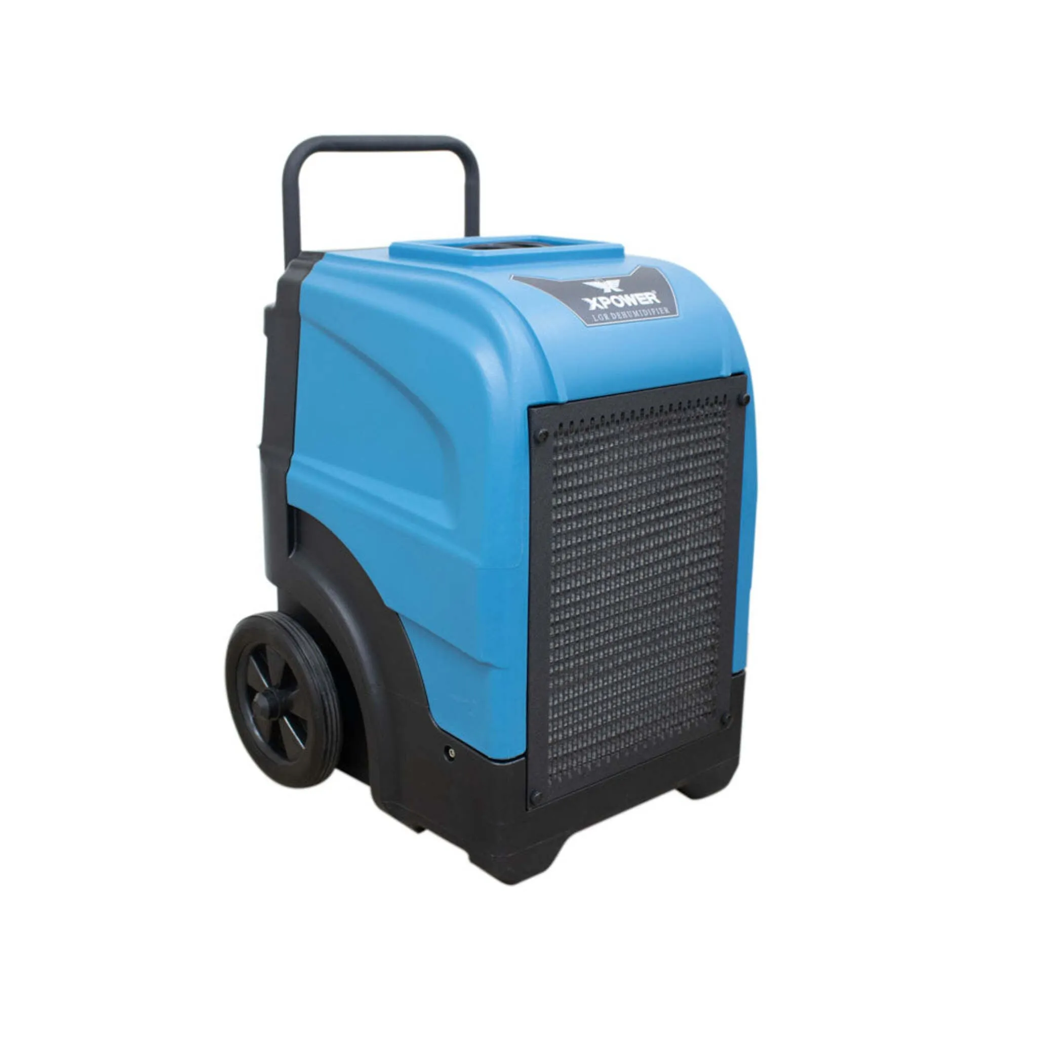 XPOWER XD-165L LGR Commercial Dehumidifier (165/280PPD) with Pump, Drain Hose, Handle and Wheels, Digital Display